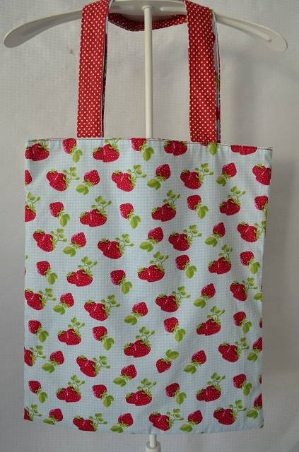 Baumwolltasche Erdbeeren